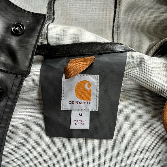 🌧️ Carhartt Men’s MIDWEIGHT WATERPROOF RAINSTORM JACKET - size M - Picture 4 of 10